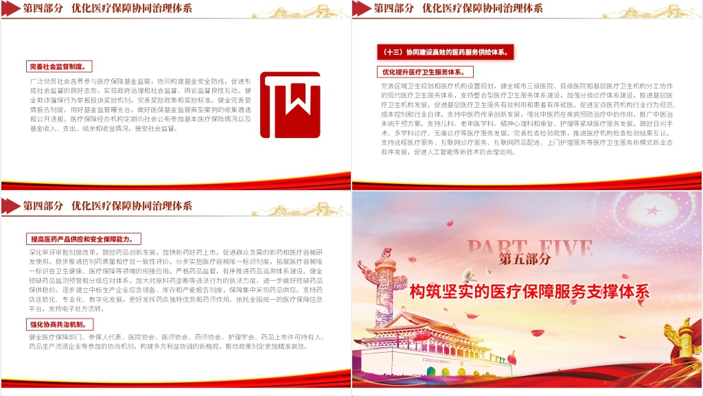 “十四五”全民医疗保障规划PPT党课 “十四五”全民医疗保障规划PPT党课