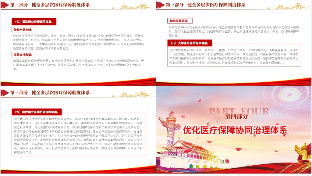 “十四五”全民医疗保障规划PPT党课 “十四五”全民医疗保障规划PPT党课
