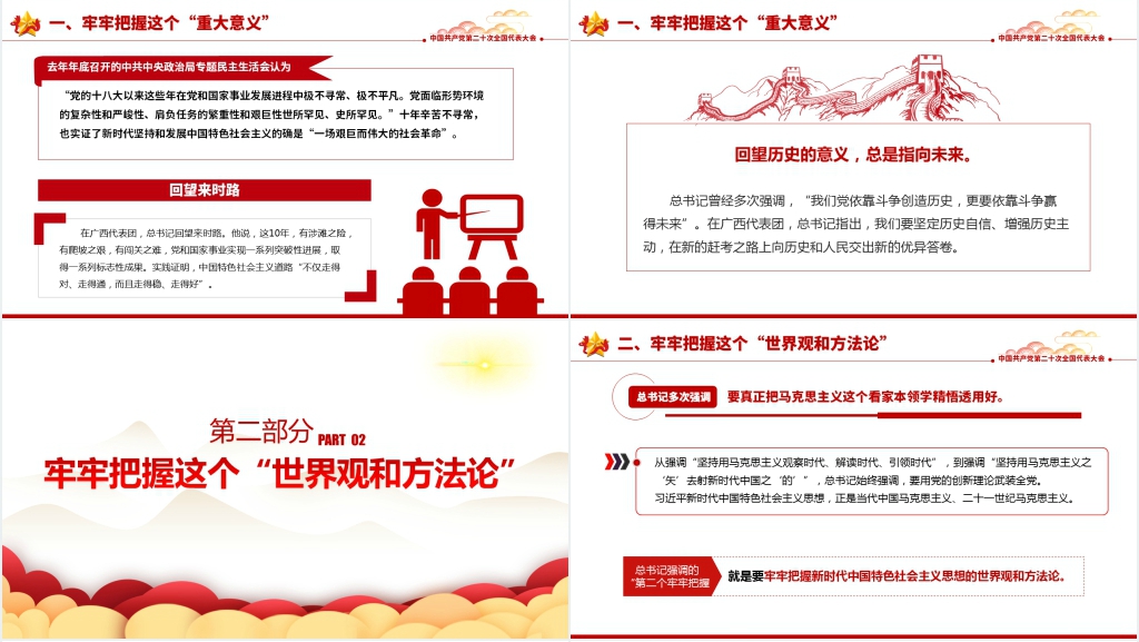 五个牢牢把握专题党课PPT课件 五个牢牢把握专题党课PPT课件