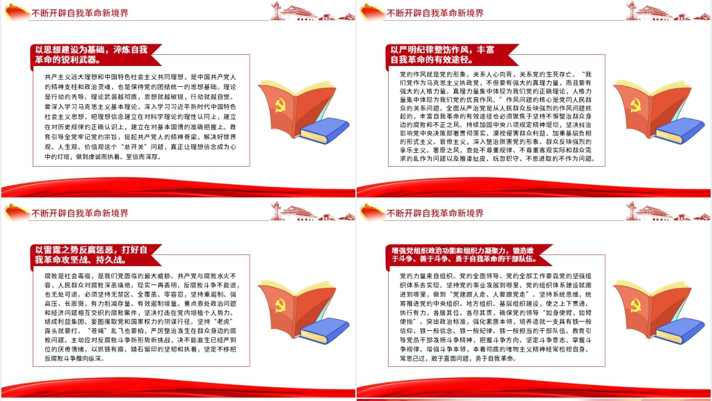 持之以恒深入推进全面从严治党PPT党课 持之以恒深入推进全面从严治党PPT党课