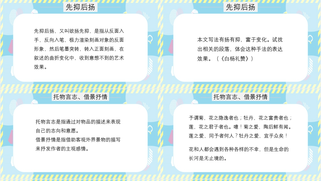 写作风格与表现手法PPT课件 写作风格与表现手法PPT课件