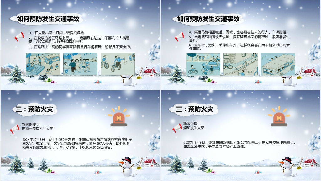 中小学寒假最全安全教育PPT课件