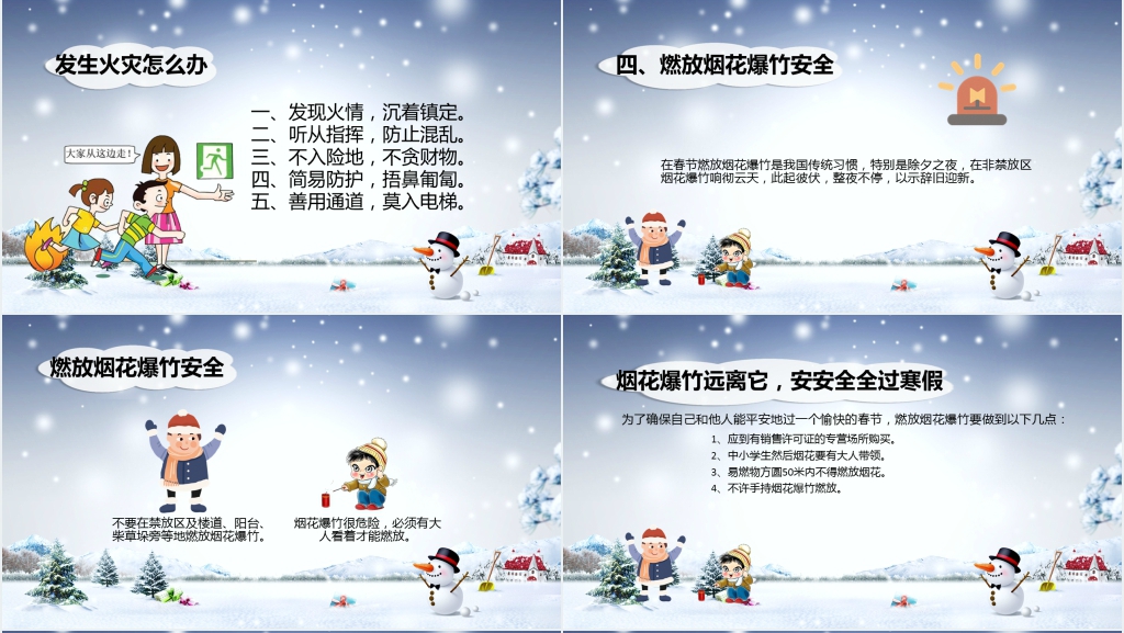 中小学寒假最全安全教育PPT课件