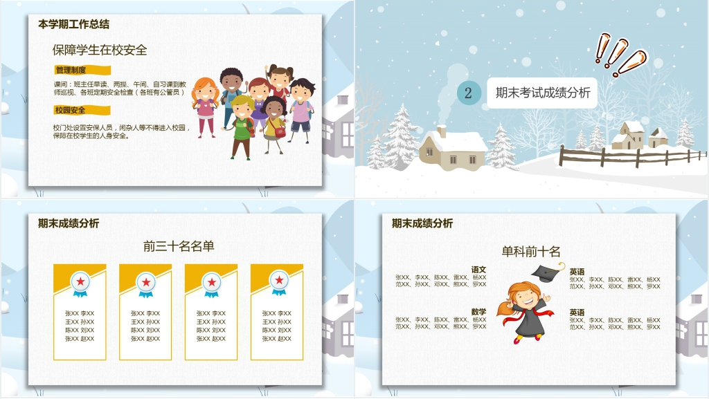 小学生寒假期末考试家长会内容PPT课件 小学生寒假期末考试家长会内容PPT课件