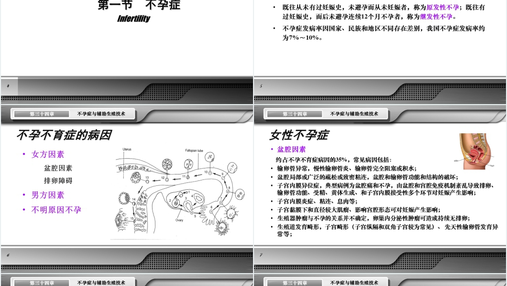 不孕症与辅助生殖技术讲稿PPT课件 不孕症与辅助生殖技术讲稿PPT课件