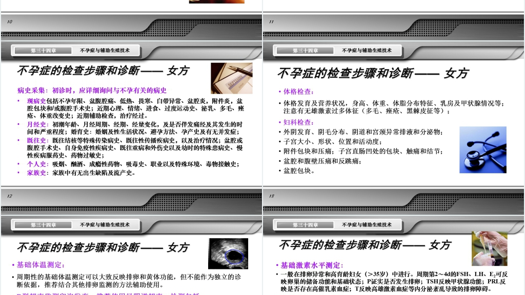 不孕症与辅助生殖技术讲稿PPT课件 不孕症与辅助生殖技术讲稿PPT课件