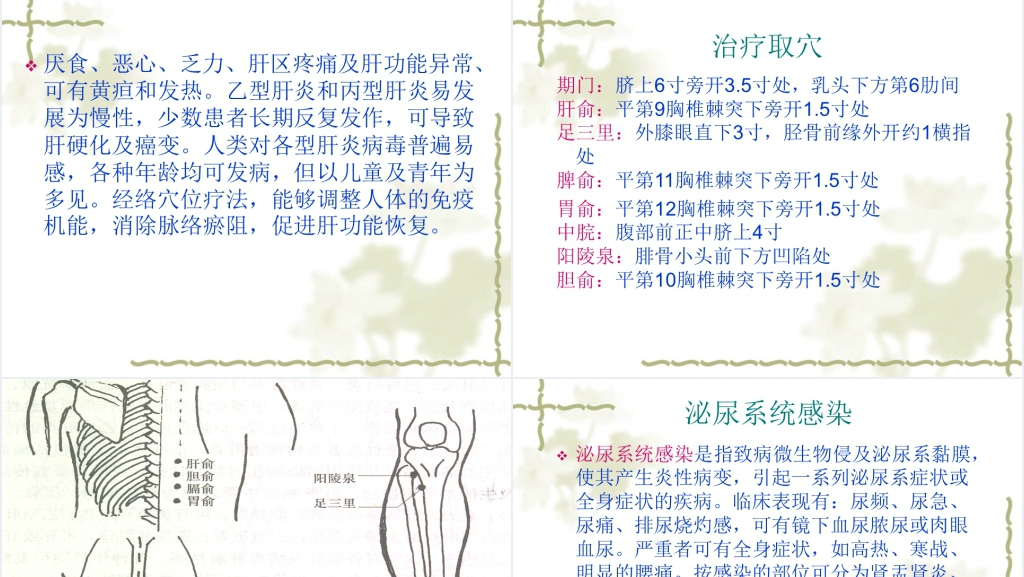 中医常见病推拿按摩治疗PPT模板 中医常见病推拿按摩治疗PPT模板