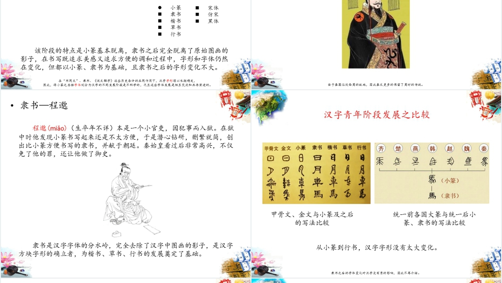 中国汉字的起源与发展PPT课件 中国汉字的起源与发展PPT课件