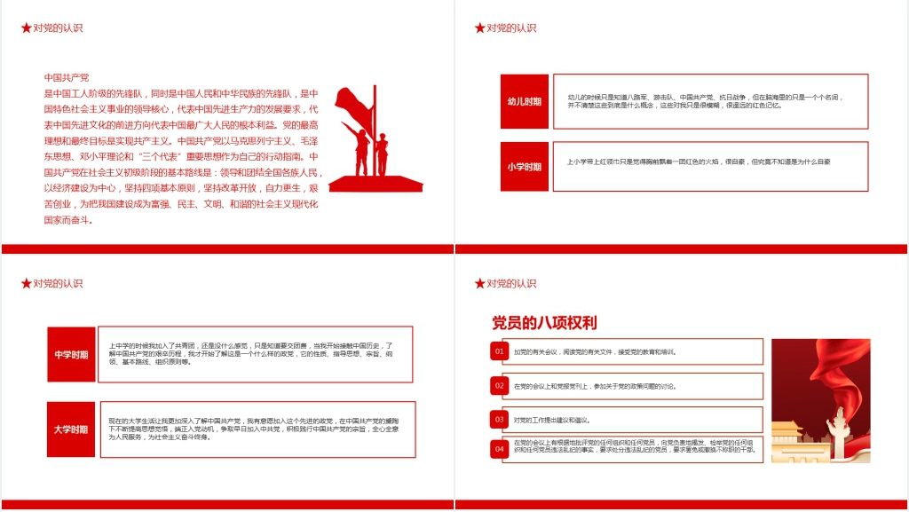 入党积极分子自我介绍PPT范文 入党积极分子自我介绍PPT范文