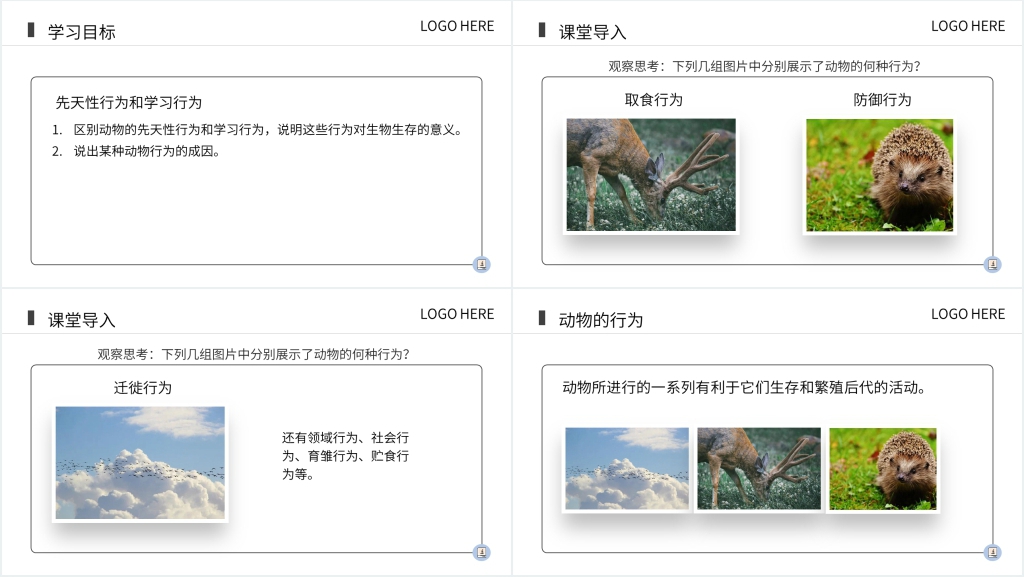 八年级初二上册《先天性行为和学习行为》PPT课件 八年级初二上册《先天性行为和学习行为》PPT课件