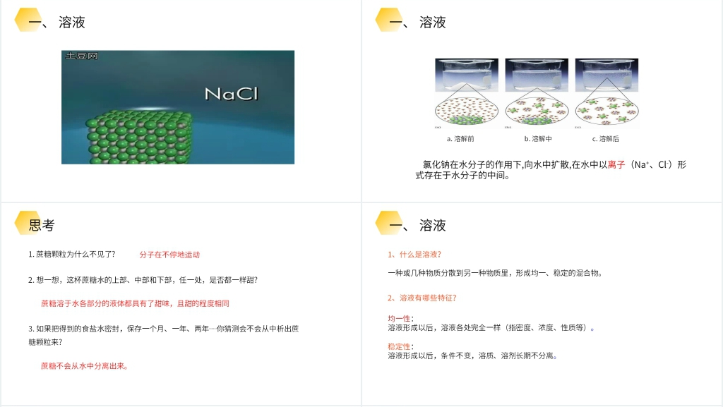 九年级初三下册《溶液的形成》PPT课件 九年级初三下册《溶液的形成》PPT课件