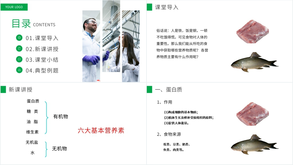 九年级初三下册《人类重要的营养物质》PPT课件 九年级初三下册《人类重要的营养物质》PPT课件