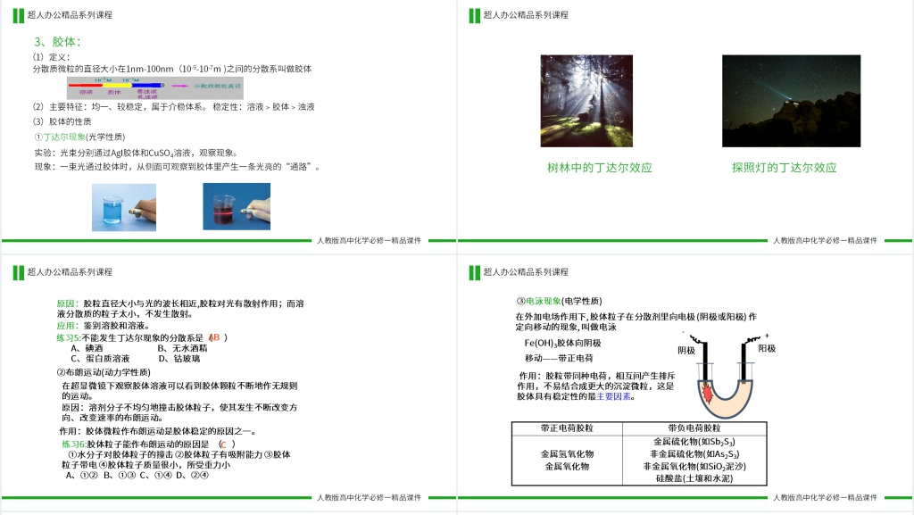 高一必修一《分散系及其分类》讲课PPT课件