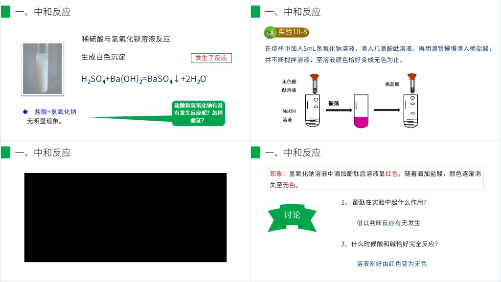九年级初三下册《酸和碱的中和反应》第一课时PPT课件