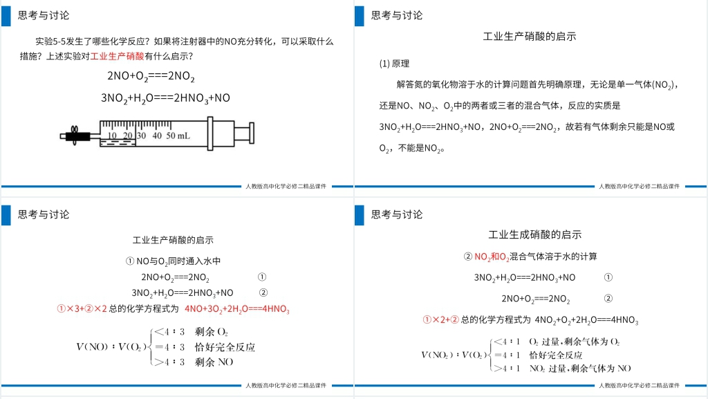 高一必修二《氮气与氮的固定 一氧化氮和二氧化氮》第一课PPT课件 高一必修二《氮气与氮的固定 一氧化氮和二氧化氮》第一课PPT课件