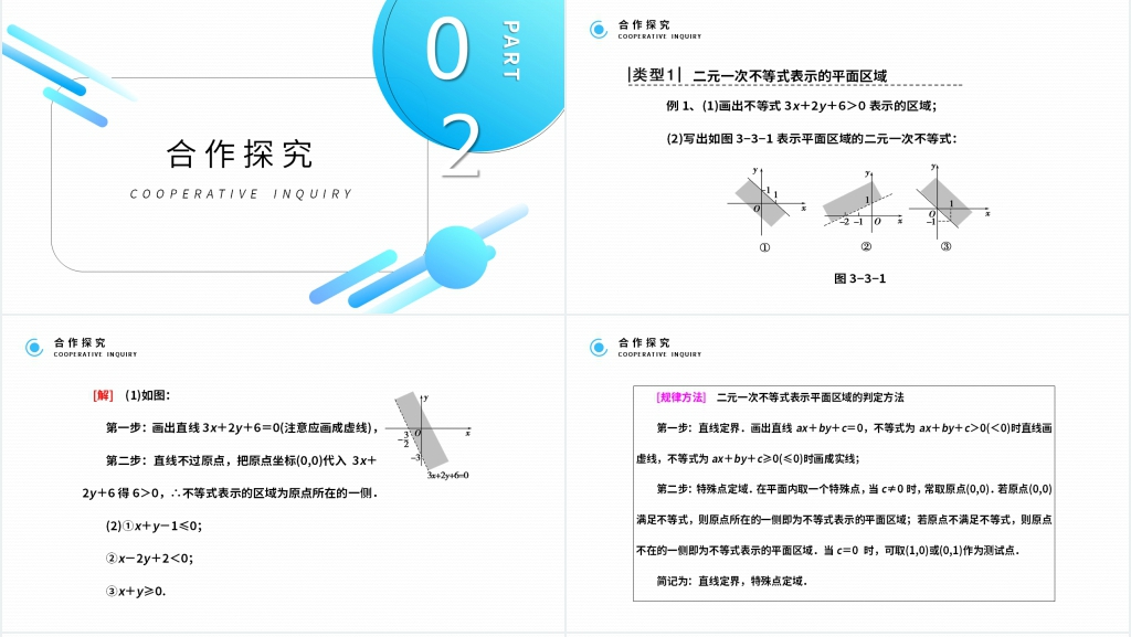 高二年级上册《 二元一次不等式与简单的线性规划问题》PPT课件 高二年级上册《 二元一次不等式与简单的线性规划问题》PPT课件