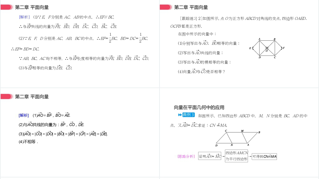 高一年级下册《平面向量的实际背景及基本概念》PPT课件 高一年级下册《平面向量的实际背景及基本概念》PPT课件