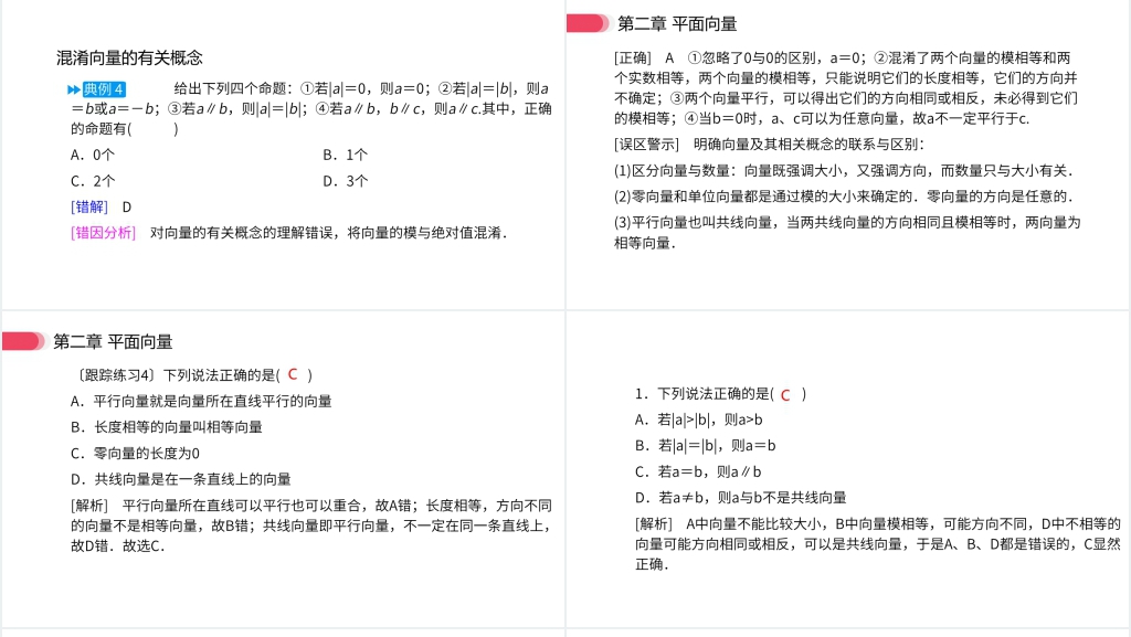高一年级下册《平面向量的实际背景及基本概念》PPT课件 高一年级下册《平面向量的实际背景及基本概念》PPT课件