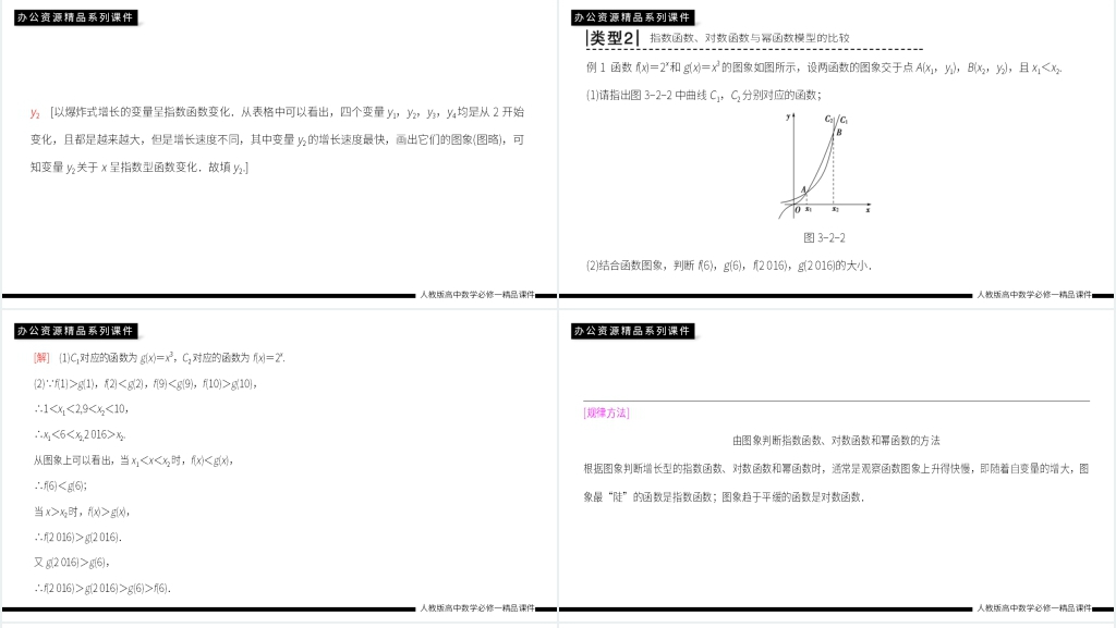 人教版高一数学上册《几类不同增长的函数模型》第一课时PPT课件 人教版高一数学上册《几类不同增长的函数模型》第一课时PPT课件