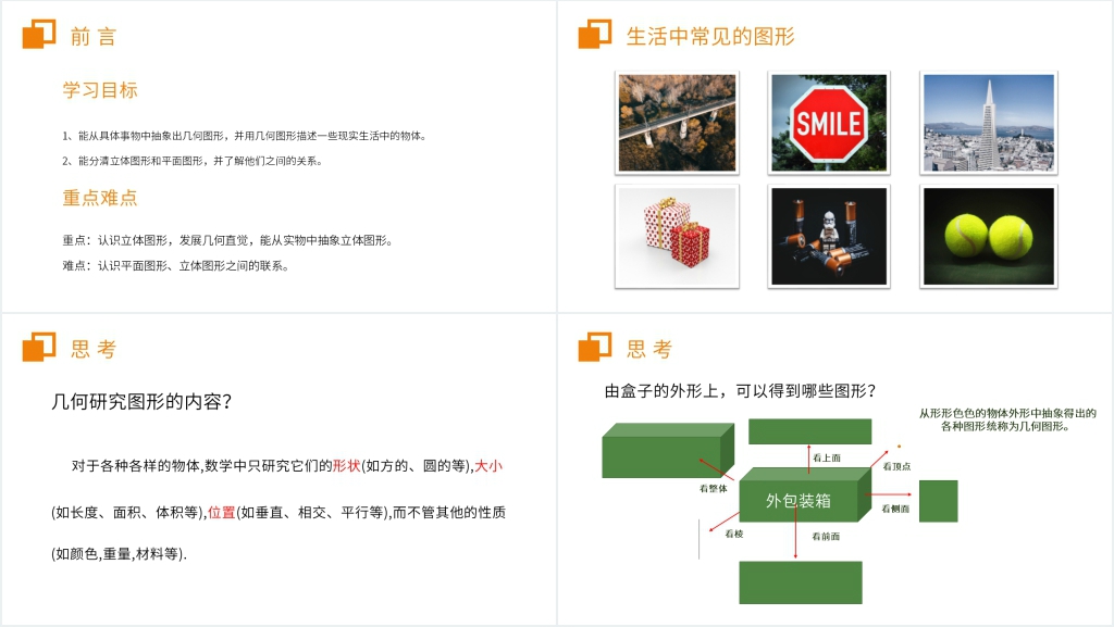 七年级初一上册《几何图形的认识》PPT课件