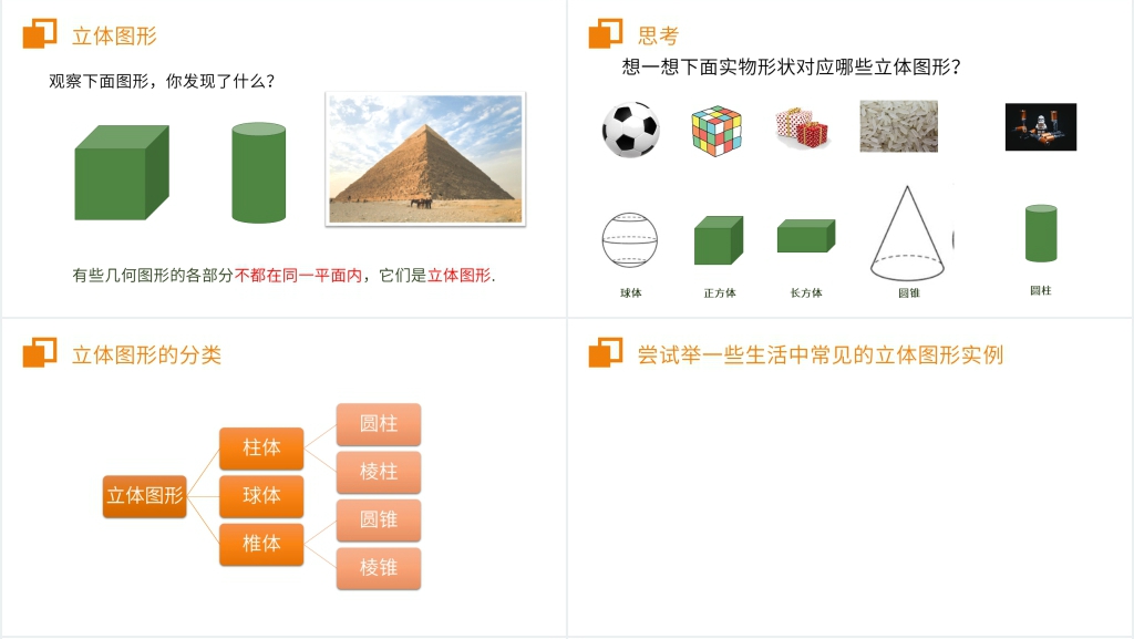 七年级初一上册《几何图形的认识》PPT课件