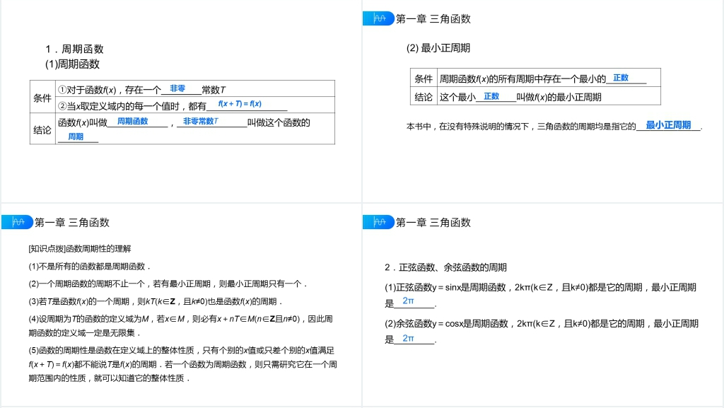 高一年级下册《正弦函数余弦函数的性质》第一课时PPT课件 高一年级下册《正弦函数余弦函数的性质》第一课时PPT课件