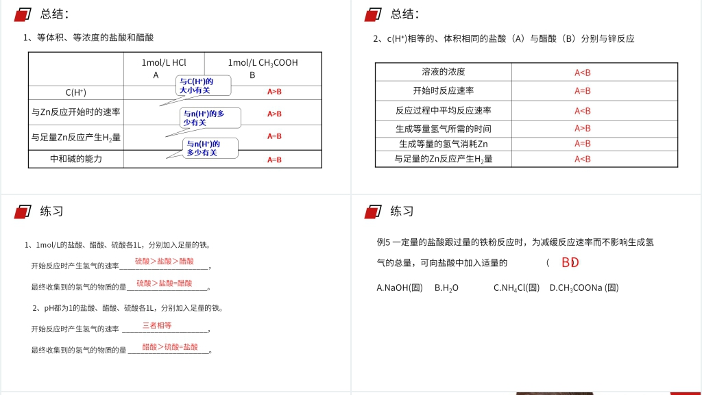 人教版高二化学选修4《弱电解质的电离》教学PPT课件 人教版高二化学选修4《弱电解质的电离》教学PPT课件