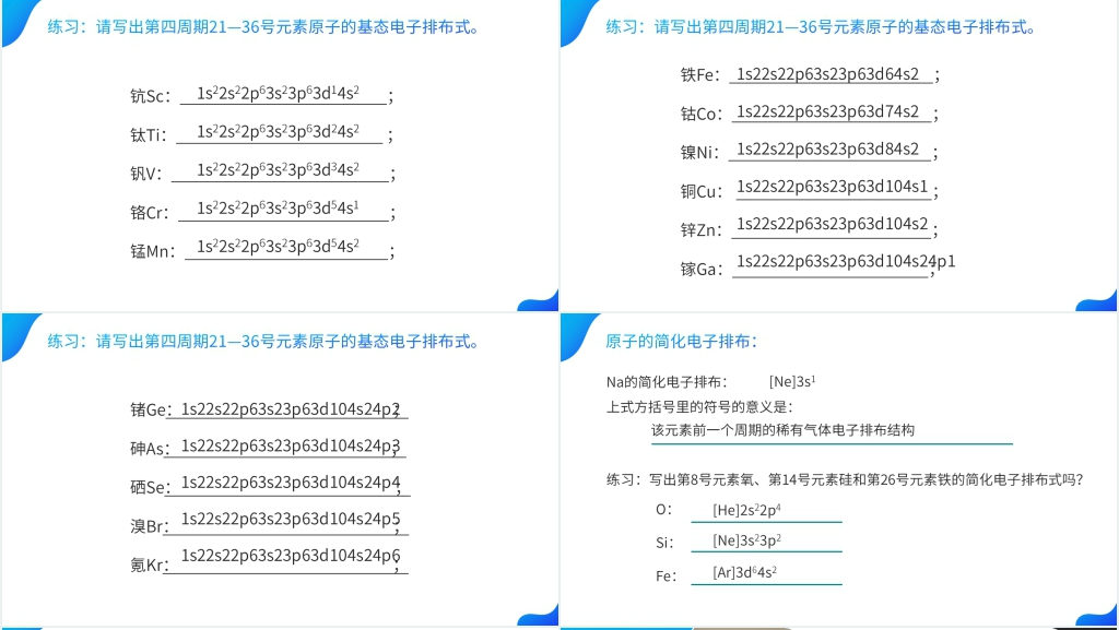 高二上册化学选修三《原子结构》PPT课件 高二上册化学选修三《原子结构》PPT课件