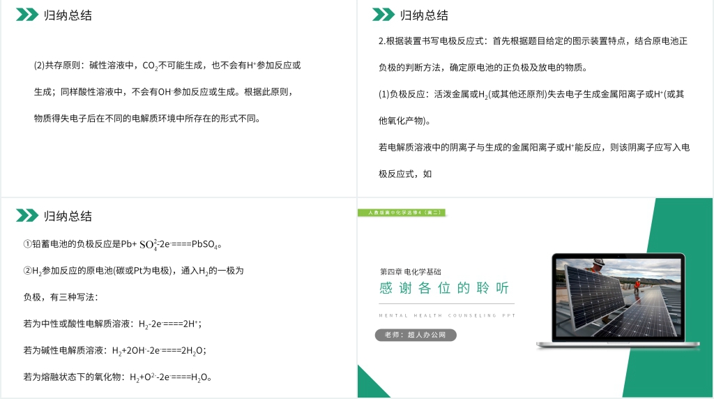 人教版高二化学选修4《化学电源》PPT课件 人教版高二化学选修4《化学电源》PPT课件