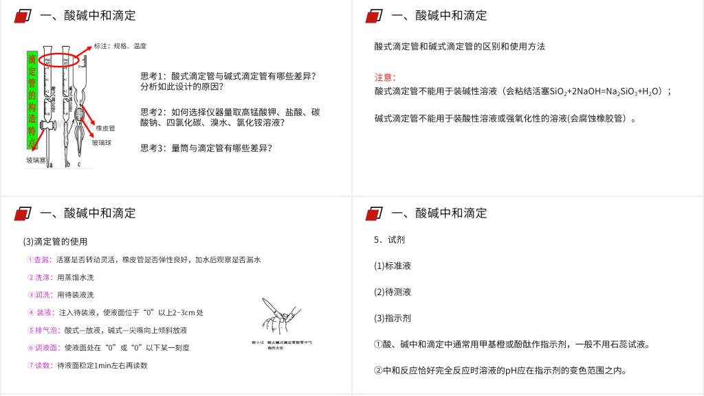 人教版高二化学选修4《酸碱中和滴定》教案PPT课件