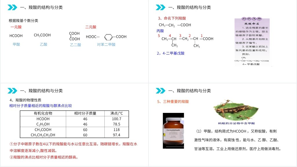 人教版高二化学选修五《羧酸》PPT课件