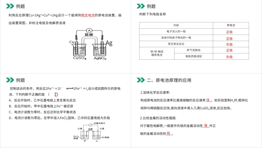 人教版高二化学选修4《原电池》教案PPT课件 人教版高二化学选修4《原电池》教案PPT课件