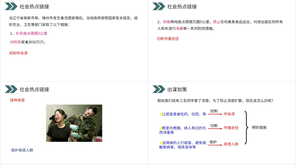 人教版初中生物八年级初二下册《传染病及其预防》PPT课件 人教版初中生物八年级初二下册《传染病及其预防》PPT课件