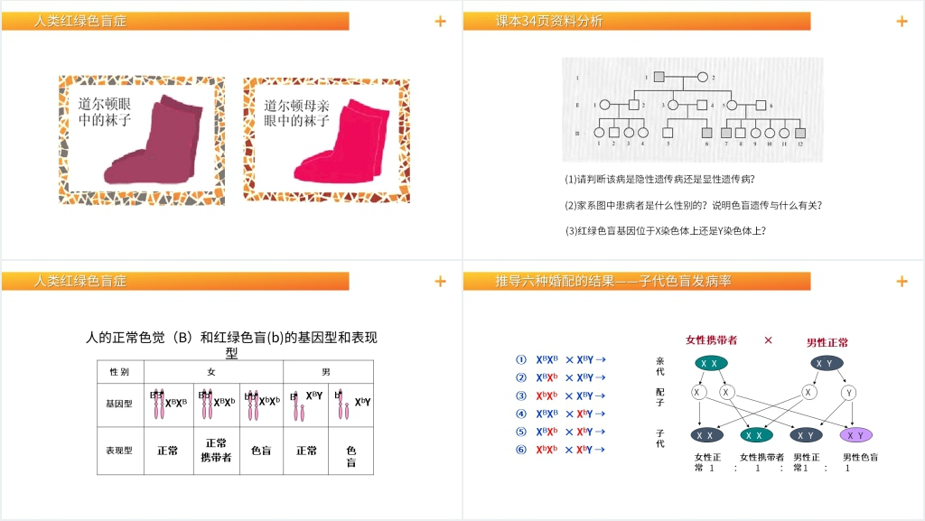 高一下册生物必修二《伴性遗传(1)》PPT课件 高一下册生物必修二《伴性遗传(1)》PPT课件