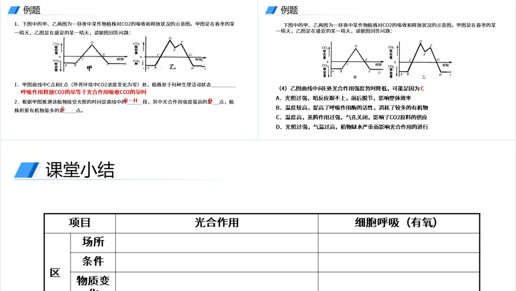 人教版必修高一生物《光合作用的原理和应用》讲解PPT课件 人教版必修高一生物《光合作用的原理和应用》讲解PPT课件