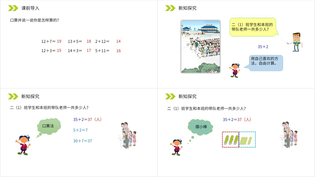 人教版小学数学二年级上册《不进位加》PPT课件 人教版小学数学二年级上册《不进位加》PPT课件