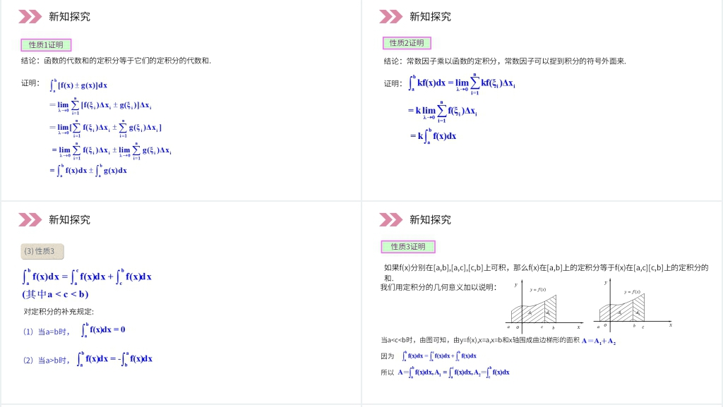 人教版高中数学选修2-2《定积分的概念》PPT课件 人教版高中数学选修2-2《定积分的概念》PPT课件