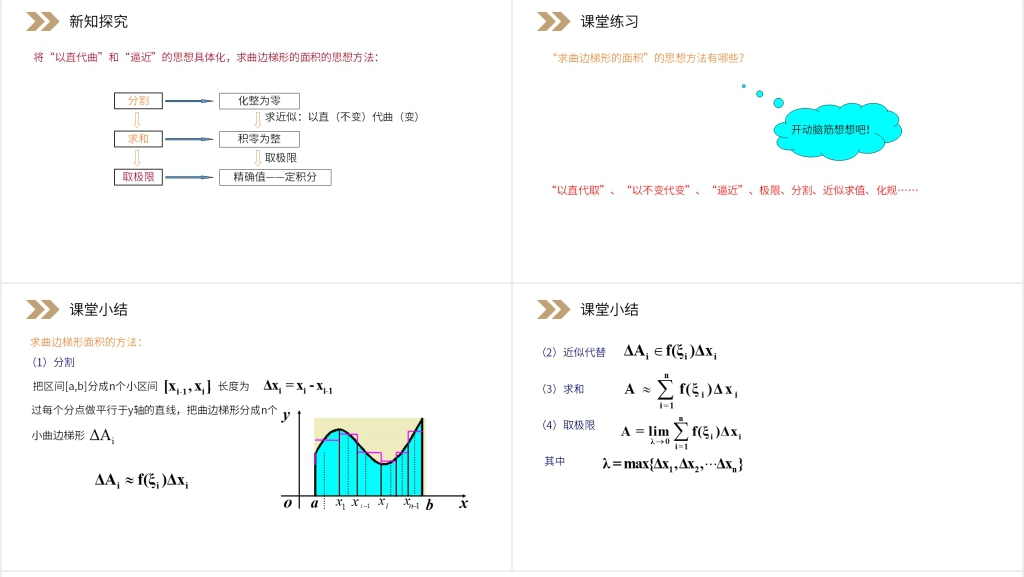 人教版高中数学选修2-2《曲边梯形的面积》PPT课件 人教版高中数学选修2-2《曲边梯形的面积》PPT课件
