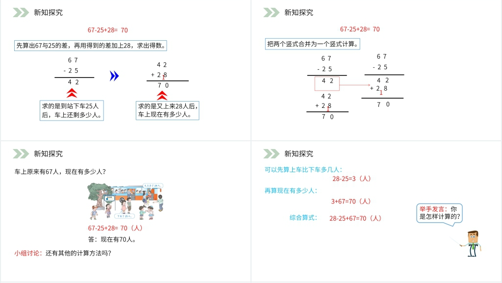 人教版小学数学二年级上册《加减混合》PPT课件 人教版小学数学二年级上册《加减混合》PPT课件