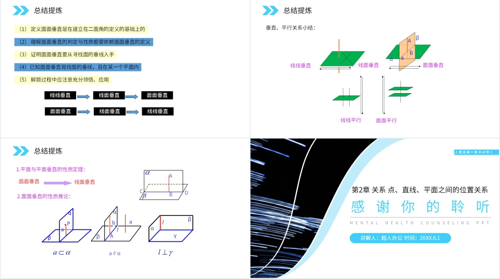 人教版高中数学必修二《平面与平面垂直的性质定理》PPT课件 人教版高中数学必修二《平面与平面垂直的性质定理》PPT课件