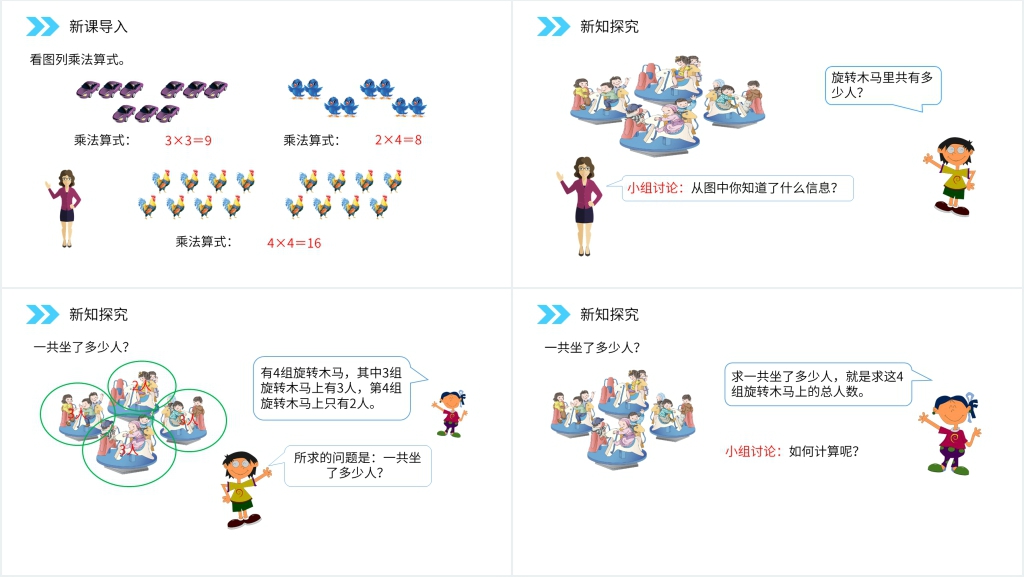 人教版小学数学二年级上册《乘加、乘减》教学PPT课件 人教版小学数学二年级上册《乘加、乘减》教学PPT课件
