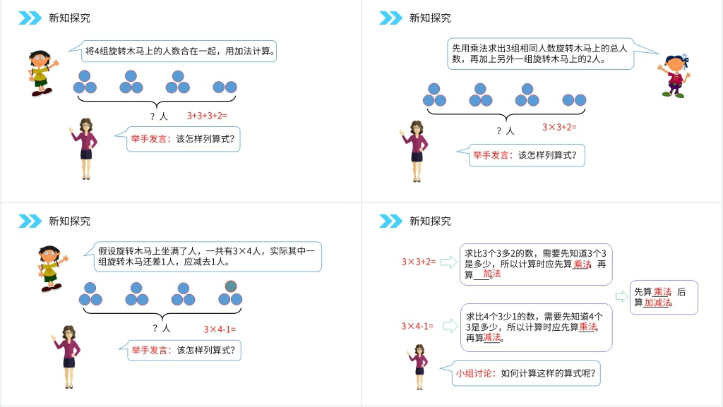 人教版小学数学二年级上册《乘加、乘减》教学PPT课件 人教版小学数学二年级上册《乘加、乘减》教学PPT课件