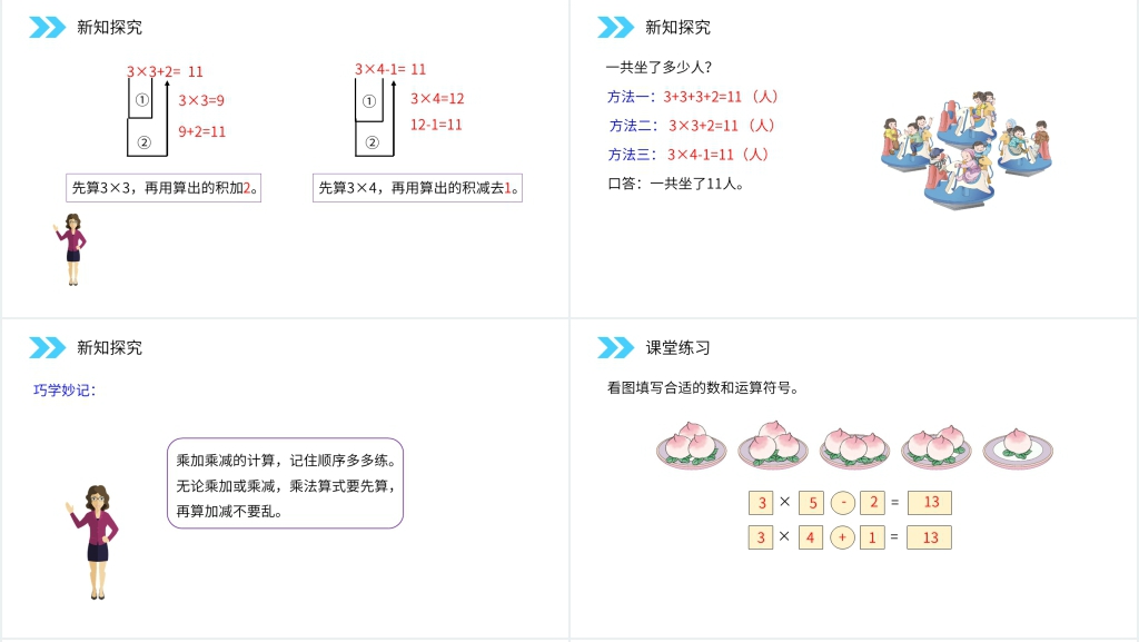 人教版小学数学二年级上册《乘加、乘减》教学PPT课件 人教版小学数学二年级上册《乘加、乘减》教学PPT课件