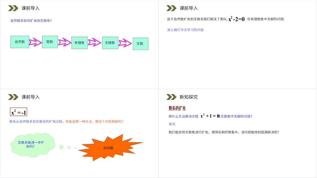 人教版高中数学选修2-2《数系的扩充和复数的概念》教案PPT课件 人教版高中数学选修2-2《数系的扩充和复数的概念》教案PPT课件