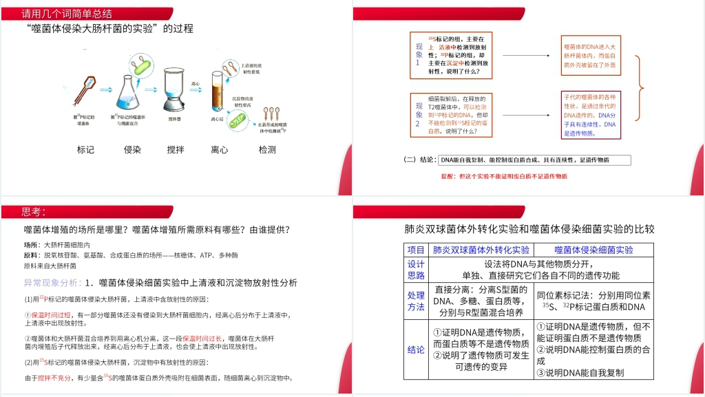 高一下册生物必修二《DNA是主要的遗传物质》教学PPT课件 高一下册生物必修二《DNA是主要的遗传物质》教学PPT课件