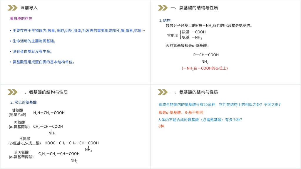 人教版高二化学选修五《蛋白质和核酸》PPT课件 人教版高二化学选修五《蛋白质和核酸》PPT课件