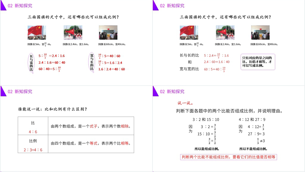 人教版六年级数学下册《比例的意义》(第4.1.1课时)PPT课件 人教版六年级数学下册《比例的意义》(第4.1.1课时)PPT课件
