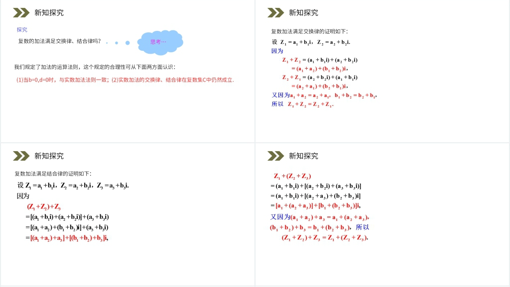人教版高中数学选修2-2《复数代数形式的加、减运算及其几何意义》PPT课件 人教版高中数学选修2-2《复数代数形式的加、减运算及其几何意义》PPT课件