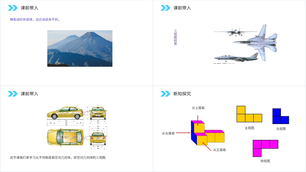 人教版高中数学必修二《空间几何体的三视图》PPT课件 人教版高中数学必修二《空间几何体的三视图》PPT课件