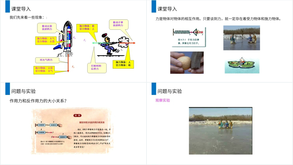 人教版高一物理必修1《牛顿第三定律》讲解PPT课件 人教版高一物理必修1《牛顿第三定律》讲解PPT课件